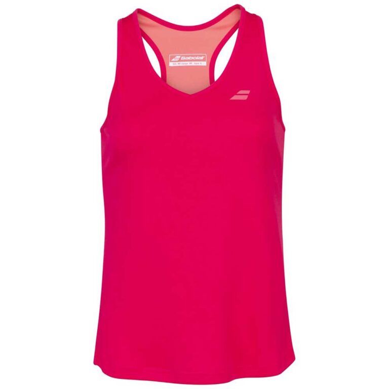 Camiseta Babolat Play Mujer Red Rosa