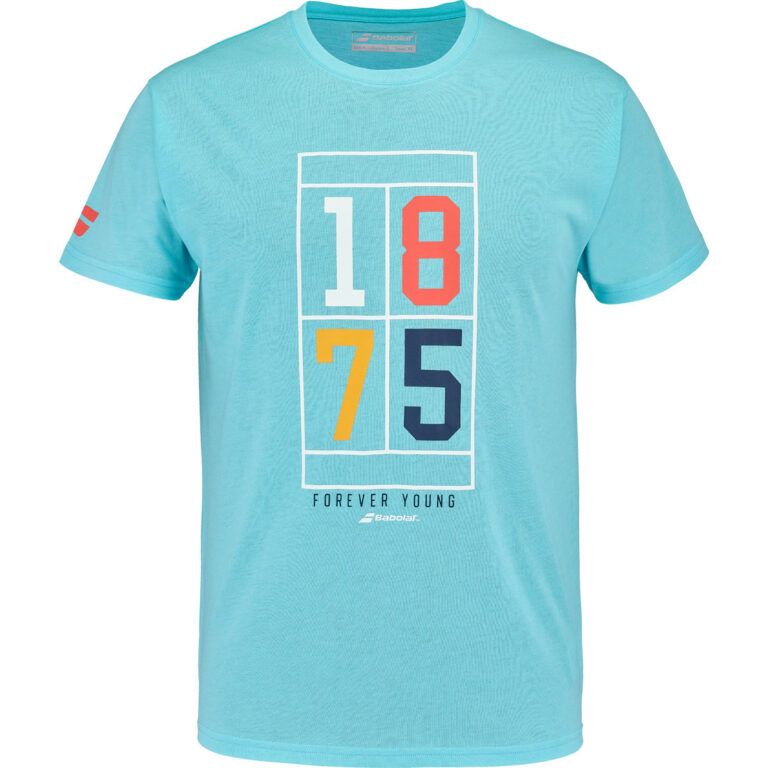 CAMISETA BABOLAT VINTAGE CELESTE (new) - imagen 2