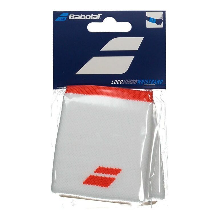 Muñequera Babolat Jumbo Blanca Roja