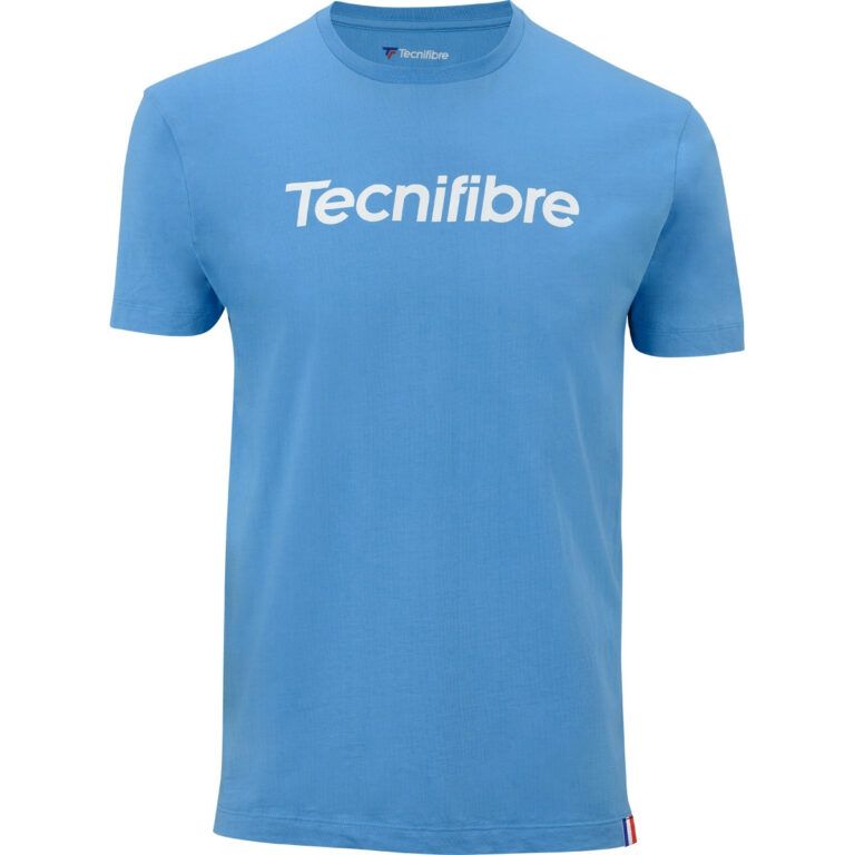 Camiseta Tecnifibre Team Algodón Celeste