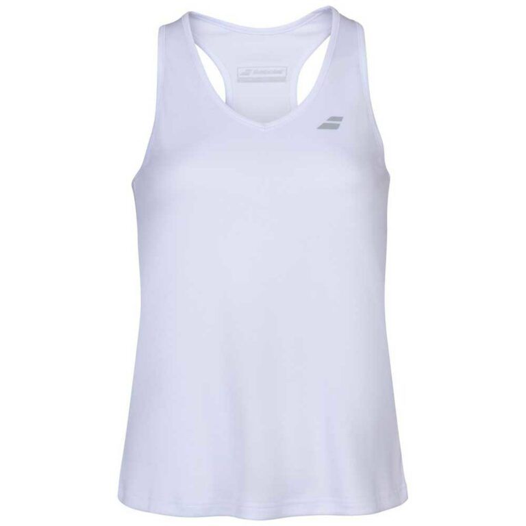 CAMISETA BABOLAT PLAY SIN MANGAS (blanco)