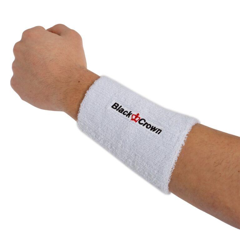 Muñequera Black Crown Blanco Long - imagen 2