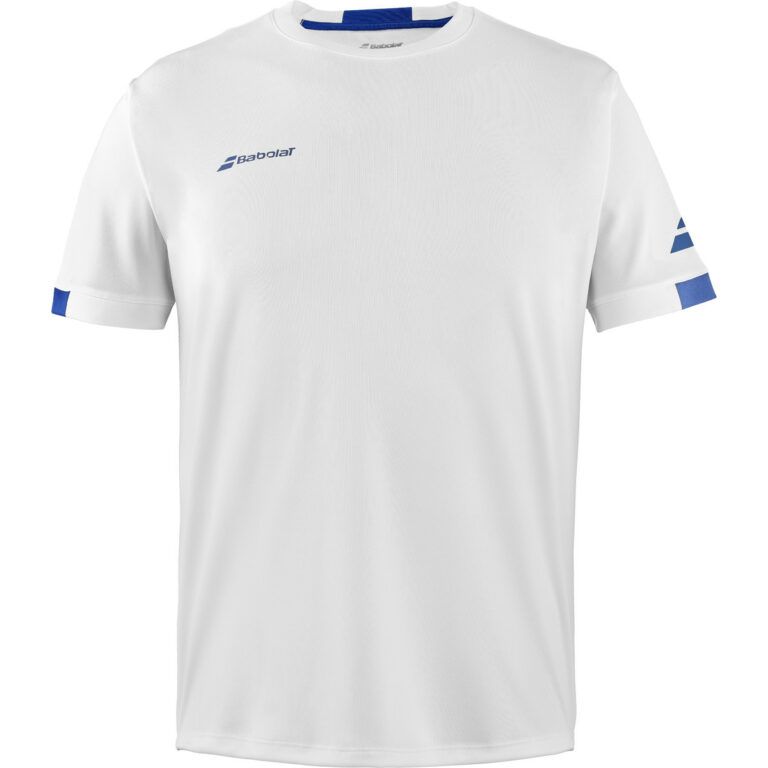 Camiseta Babolat Play Crew Neck Tee Boy Blanco