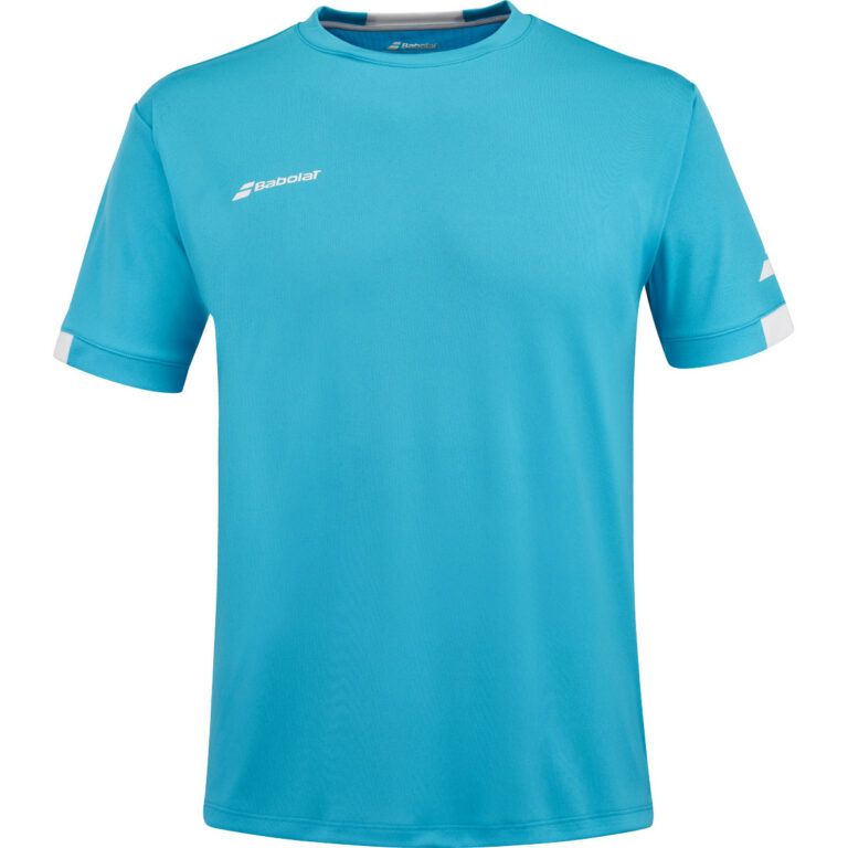 Camiseta Babolat Play Crew Neck Tee Boy Celeste