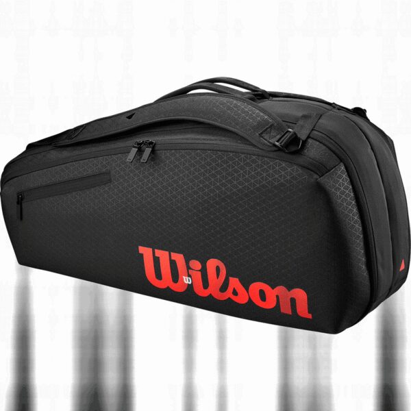 Raquetero Wilson Clash V3 6Pk Black