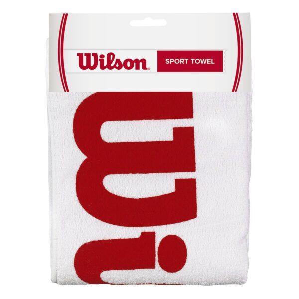 Wilson Sport Towel (Blanco Y Rojo)