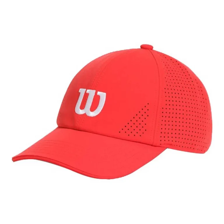 Gorra Wilson Active Perforated Rojo S/M