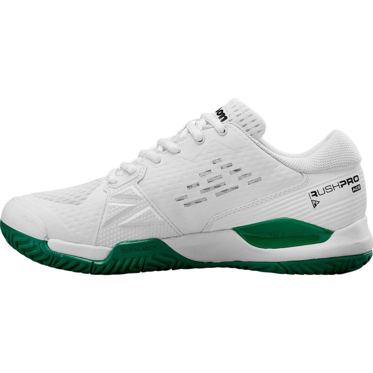 ZAPATILLAS WILSON RUSH PRO ACE JR ( blanco y verde) - imagen 2