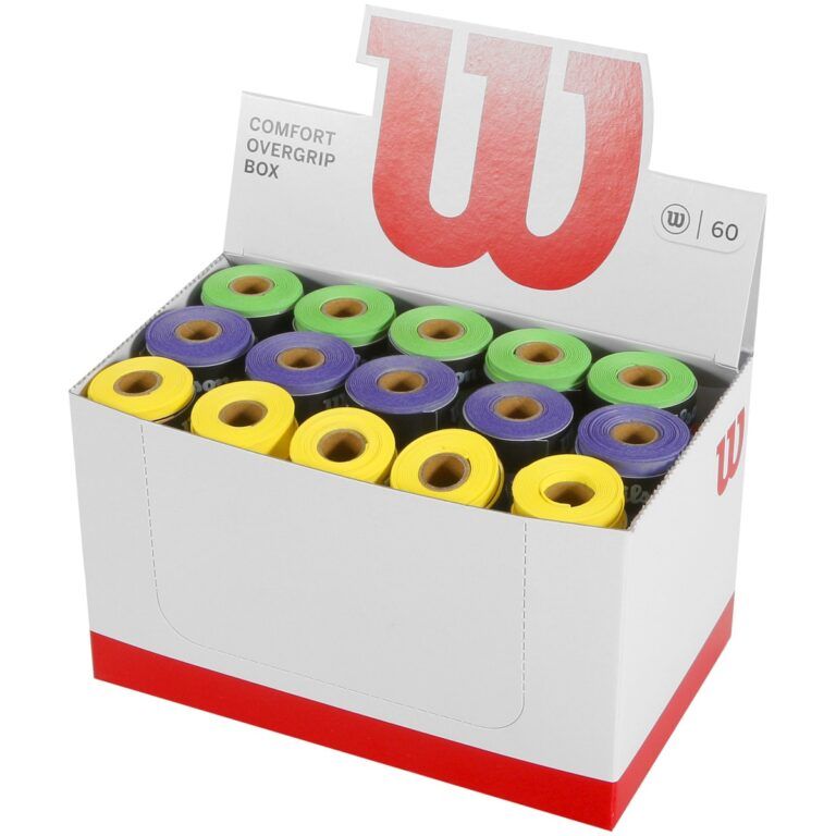 Caja 60 Overgrips Wilson Colores