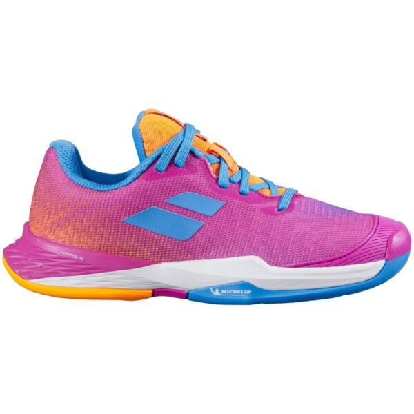 Zapatilla Babolat Jet Mach 3 Clay Junior Rosa