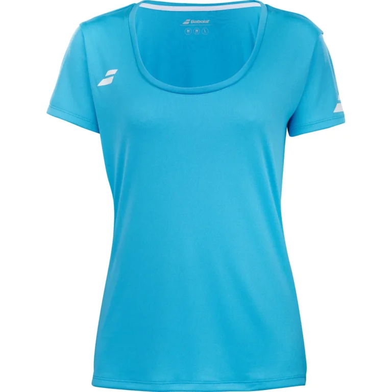 Camiseta Babolat Play Cap Sleeve Niña Celeste