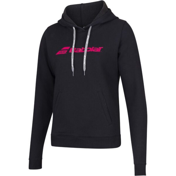 Sudadera Babolat Exercise  Hood Sweat W Negra