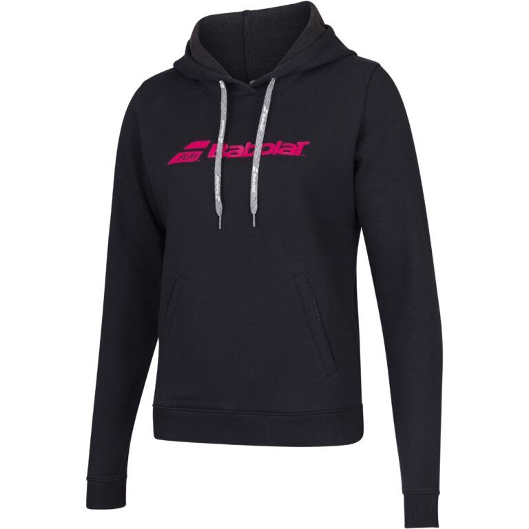 Sudadera Babolat Exercise  Hood Sweat W Negra