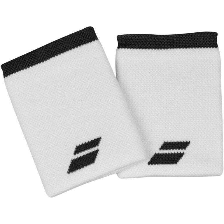 Muñequera Babolat Logo Blanca
