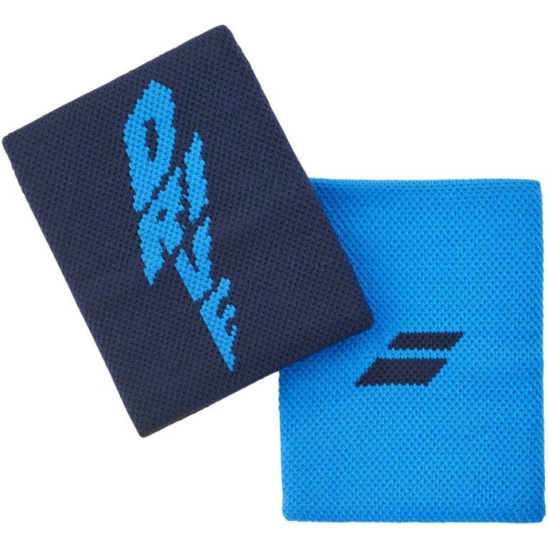 Muñequeras Babolat Logo Jumbo Azul