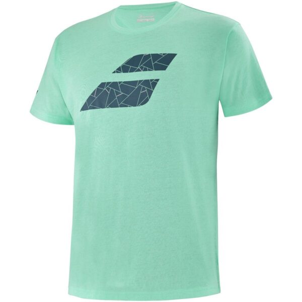 Camiseta Babolat Exercise Big Flag Turquesa 2021