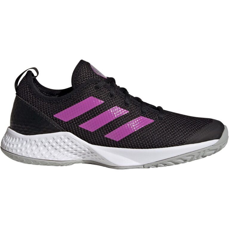 Zapatillas Adidas Courtflash W Mujer Negro/Morado