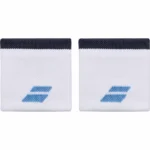 Muñequera Babolat Logo Blanca/Azul