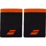 Muñequera Babolat Logo Jumbo Negro/Rojo