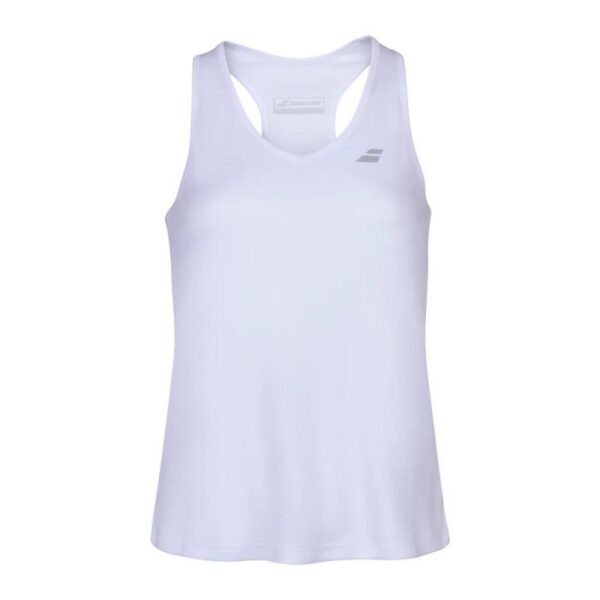 Camiseta Babolat Play Tirantes Junior Blanca