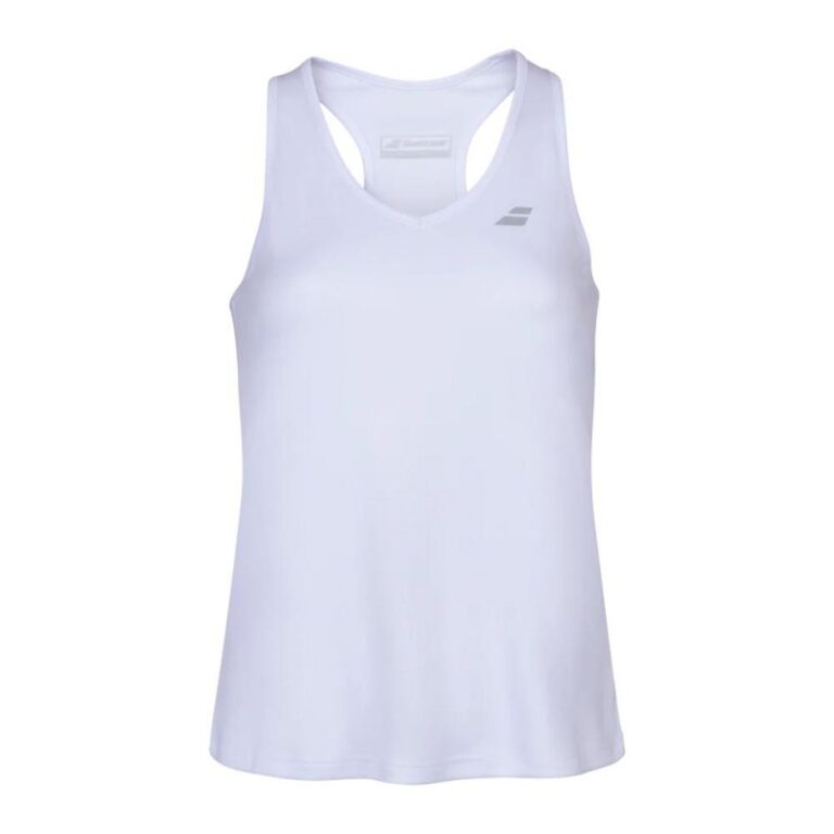 Camiseta Babolat Play Tirantes Junior Blanca