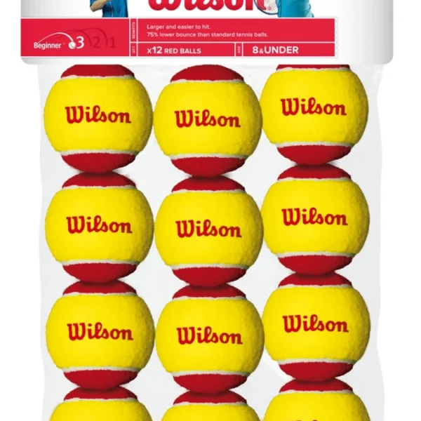 BOLSA WILSON 12 BOLAS PUNTO ROJO